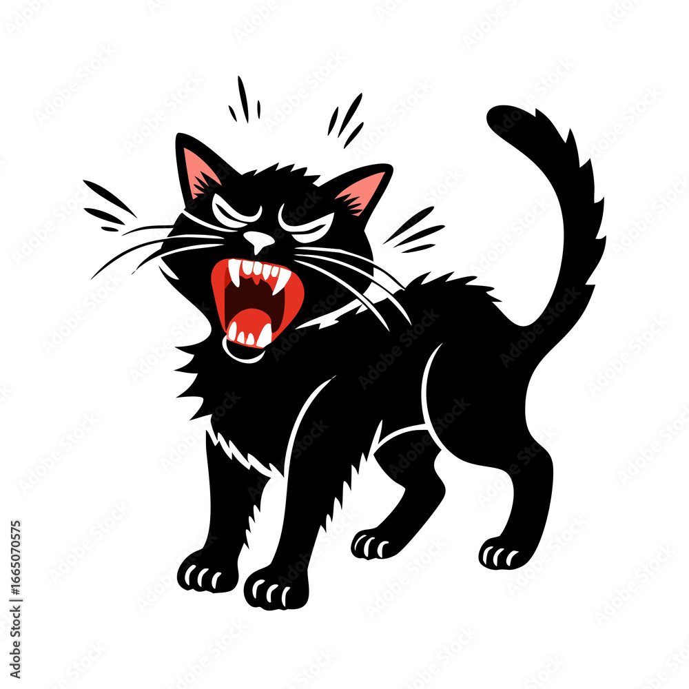 Obraz premium vector illustration of a tiger head