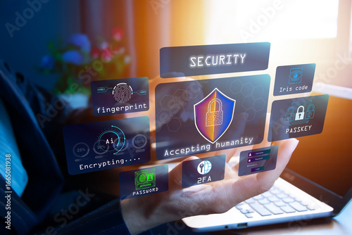 The concept of using Passkey instead of a code set for maximum security, biometric lock, accepting humanity.