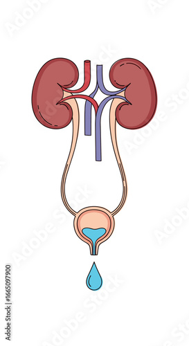 Understanding the human urinary system kidneys bladder and ureters producing filtering and excreting urine