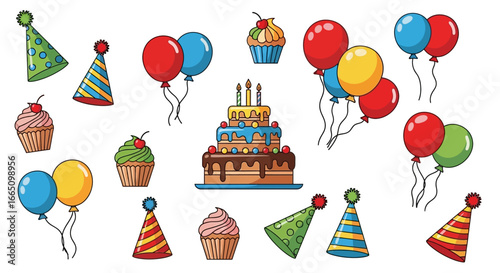 birthday party items.