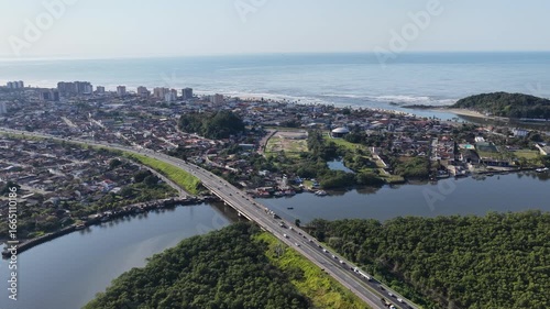 Wallpaper Mural Itanhaem Skyline At Itanhaem In Sao Paulo Brazil. Beach Landscape. Nature Seascape. Travel Destination. Itanhaem Skyline At Itanhaem In Sao Paulo Brazil. Tourism Skyline. Torontodigital.ca