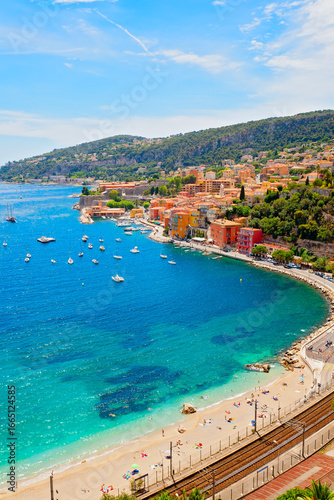 Panoramic view of the French Riviera, France