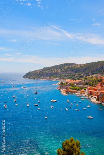 Panoramic view of the French Riviera, France