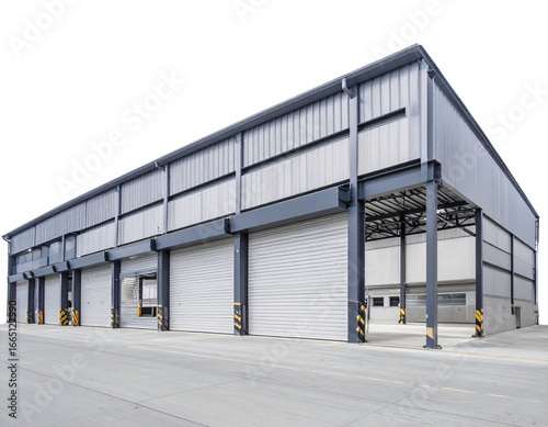 Warehouse-Style Industrial Building Exterio