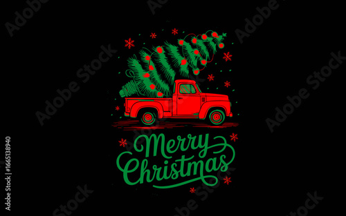 Vintage Wagon Christmas svg t-shirt quotes design