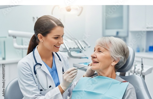 Dental Healthcare with Patient | Dentistry and Medical image