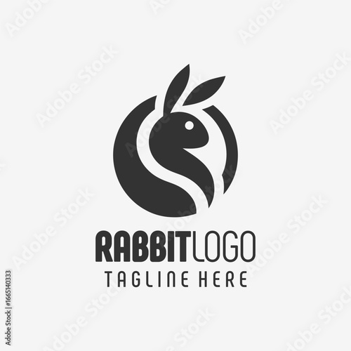 Lively Rabbit Dynamic Logo Design