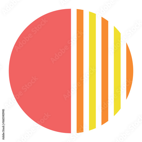 Colorful Geometric Shapes Vector Illustration