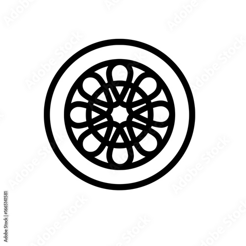 Authenticity Psychology Icon Representing a Unique and Transparent True Self
