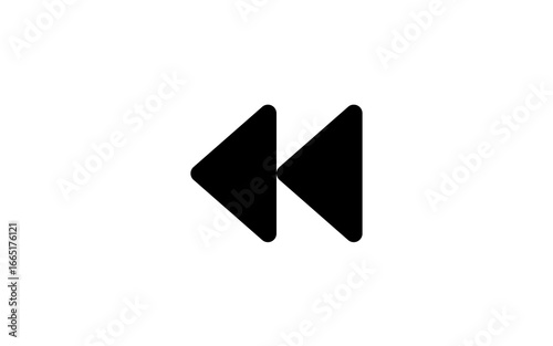 Free Download Video backwards button, vector arrow icon - GFXLoad