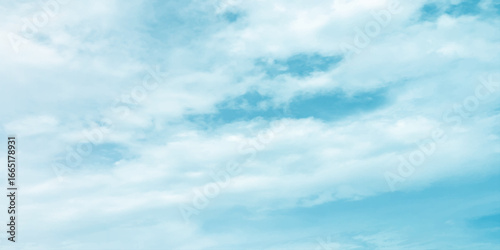 sunny sky blue light watercolor background. Aquarelle painting brush effect card paper textured canvas cloudy smoke space for text, entertaining card, template. aquamarine color graphics illustration