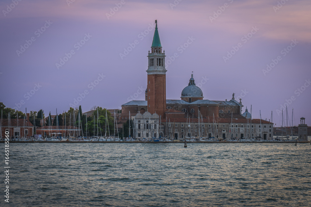 Fototapeta premium Panoramic View of San Giorgio Maggiore Island Venice