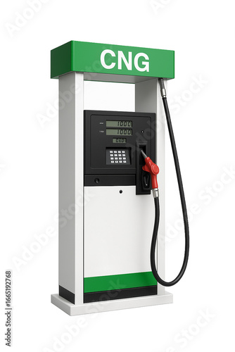 CNG Dispenser on Transparent Background High-Quality PNG Image