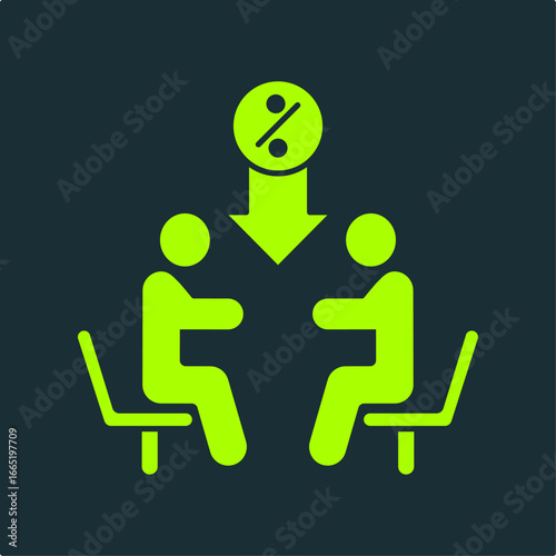 Bargain trendy useful vector Illustration design beautiful colorful green background