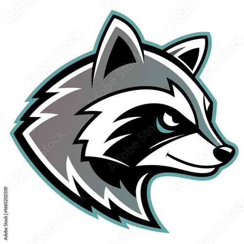 Raccoon Bandit Mascot Logo Vector, Stealth Esports Head Icon Transparent