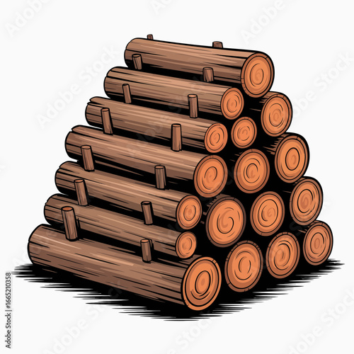 stack of steel pipes