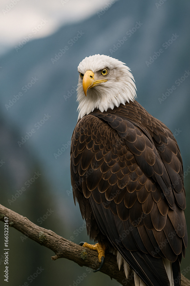 Obraz premium Majestic Eagle Portrait