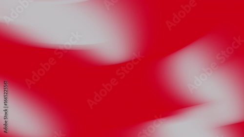 Vibrant Red White Abstract Gradient Background Smooth Fluid Waves Design