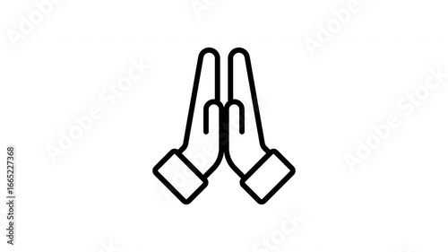 hands animation icon