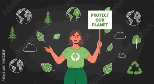 Advocating for environmental conservation and sustainability through demonstration