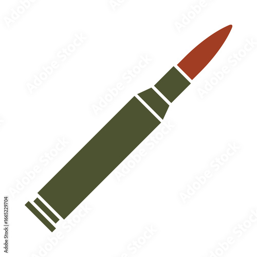 Cartridge icon. Cartridge belt, symbol of army or war. Cartridges, attributes of soldiers, shooting or automatic firearms.