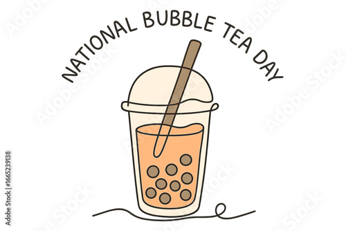 Celebrating National Bubble Tea Day with a refreshing drink and fun flavors
