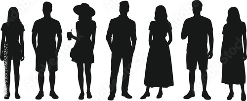 Diverse group of professional business people standing confidently, including individuals with disabilities, showcasing workplace inclusion and teamwork.