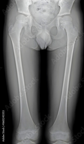 X-ray of childs pelvis and femurs