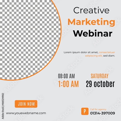 business social media post banner template