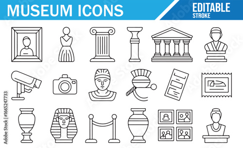 Ancient History Icons - Editable Collection