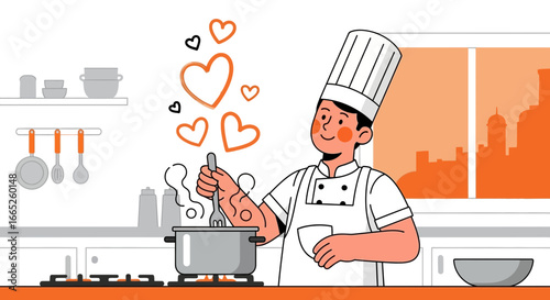 Loving the art of cooking: A chef's culinary passion and heartwarming creations