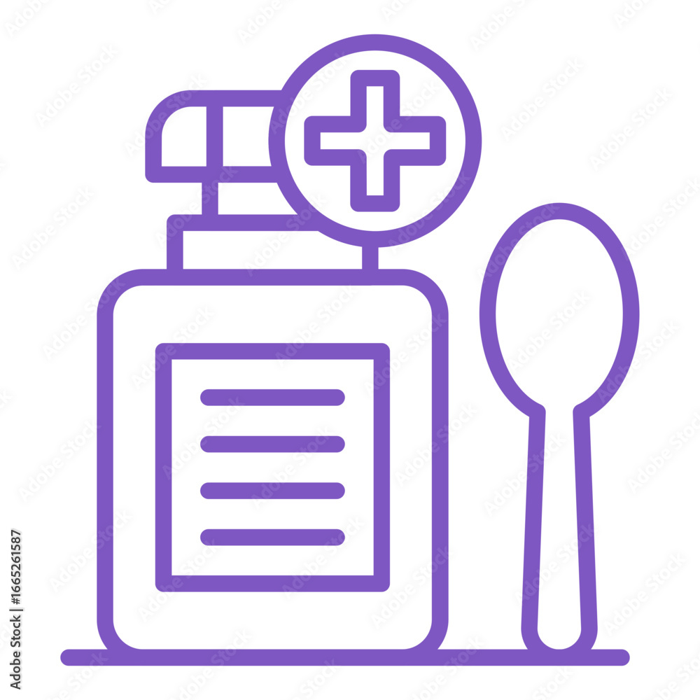 Obraz premium Syrup Icon