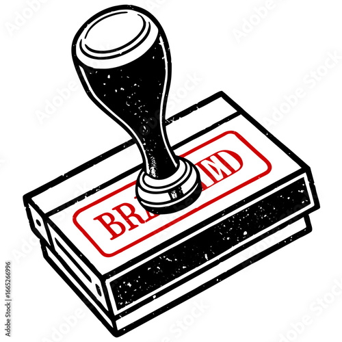 rubber stamp approved
