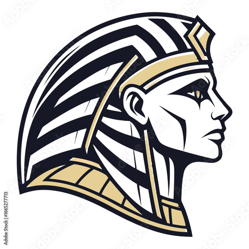 Mummy Pharaoh Mascot Logo Vector, Ancient Esports Head Icon Transparent