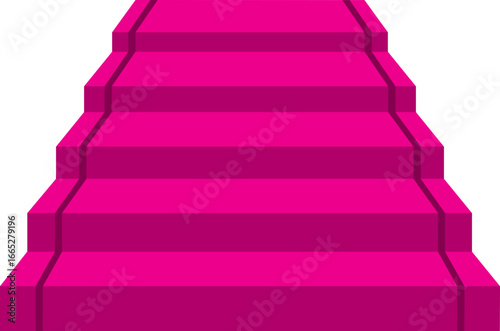 Magenta Stair, Pink Steps