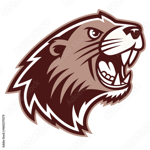 Beaver Mascot Logo Vector, Woodworker Esports Head Icon Transparent