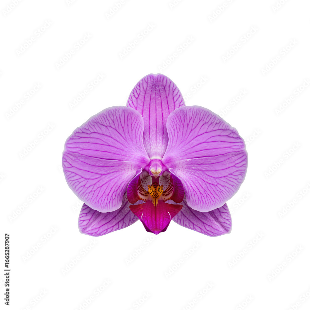 Obraz premium Exotic pink orchid flower blossom perfect for tropical designs