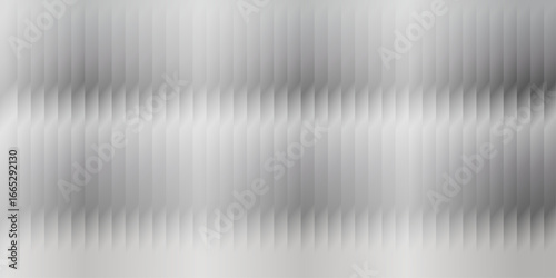A white, ribbed glass texture background with soft, grey, frosted waves. Fluted panel vector evokes a light, airy feel. Embossed, striped, and minimal—ideal for acrylic or polycarbonate surfaces.	