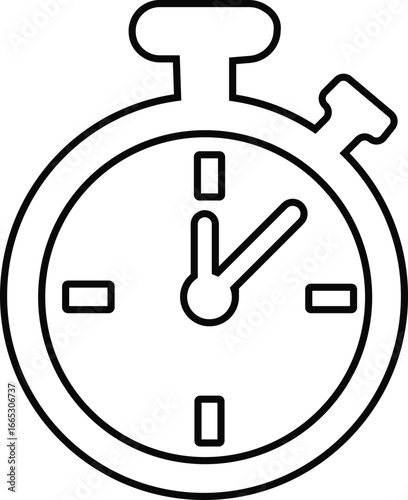 Timekeeping device icon, Simple black clock on green background for time related concepts, ,Business lunch icon. Knife, fork and plate with clock illustration. Lunch time symbol.
