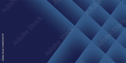 Black dark navy blue silver abstract pattern background. Geometric shape. Line triangle angle fold polygon diamond 3D simple abstract modern