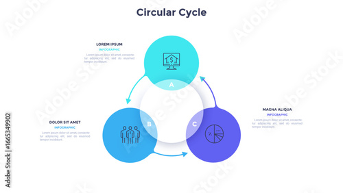 Modern Business Infographic Vector Banner
