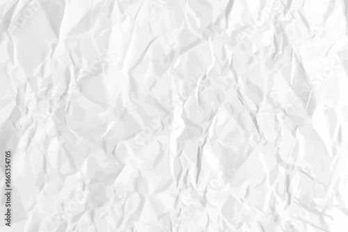 White clean crumpled paper