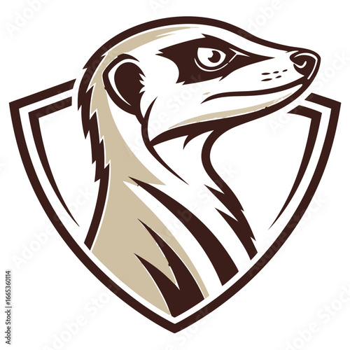 Meerkat Mascot Logo Vector, Desert Sentinel Esports Head Transparent