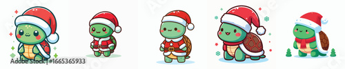 cute turtle vector christmas costume