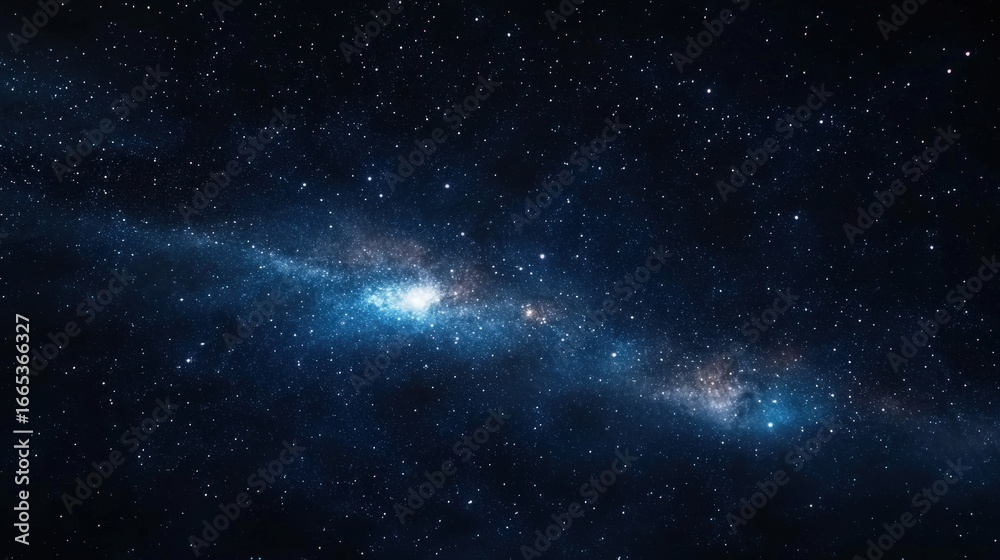 Fototapeta premium Vast expanse of stars and galaxies in the cosmos.