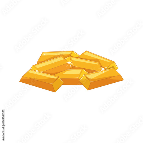 Shining Gold Bars A Treasure Trove of Wealth
