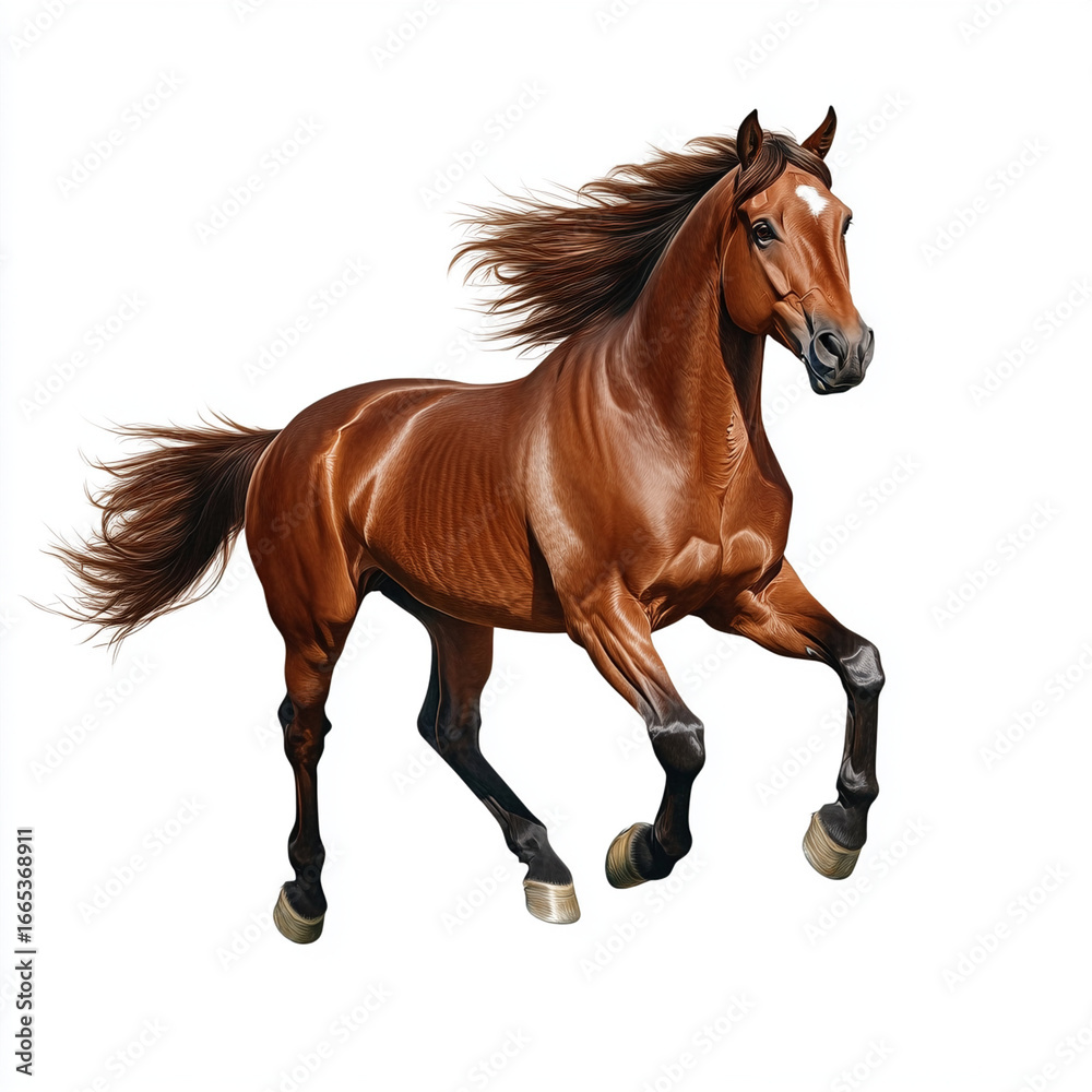 Obraz premium horse isolated on white