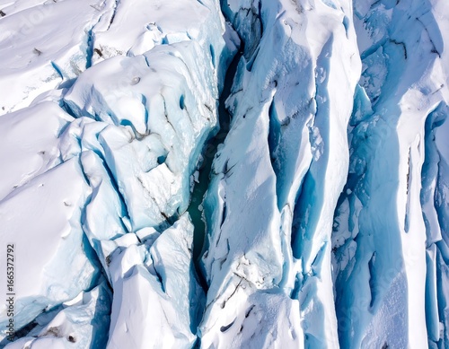 Wallpaper Mural Glacier crevasses and ice formations Torontodigital.ca