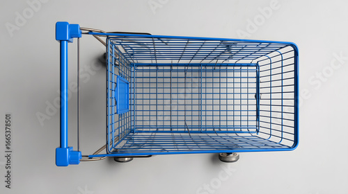 Shopping cart top view