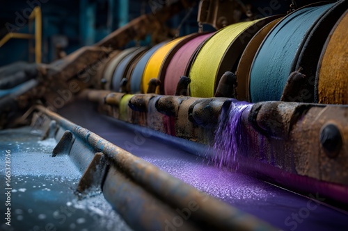 Wallpaper Mural The tail panel of the supply rig activates its mechanism for efficient heavy-duty transport operations Torontodigital.ca